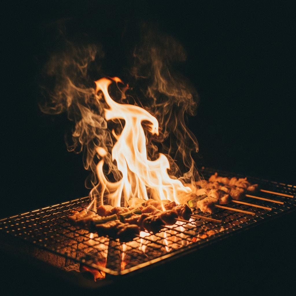居酒屋炭火串燒氛圍