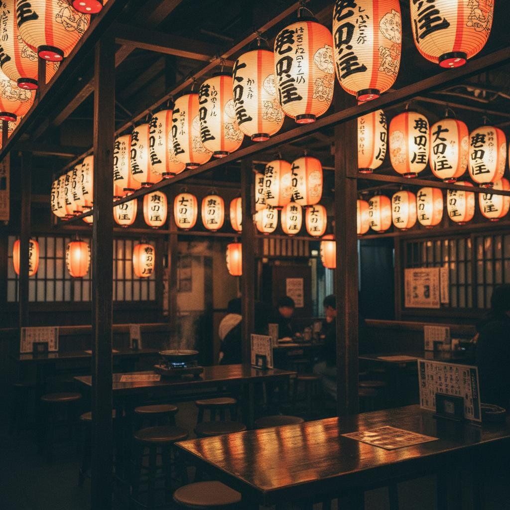 桃園居酒屋燈籠氛圍